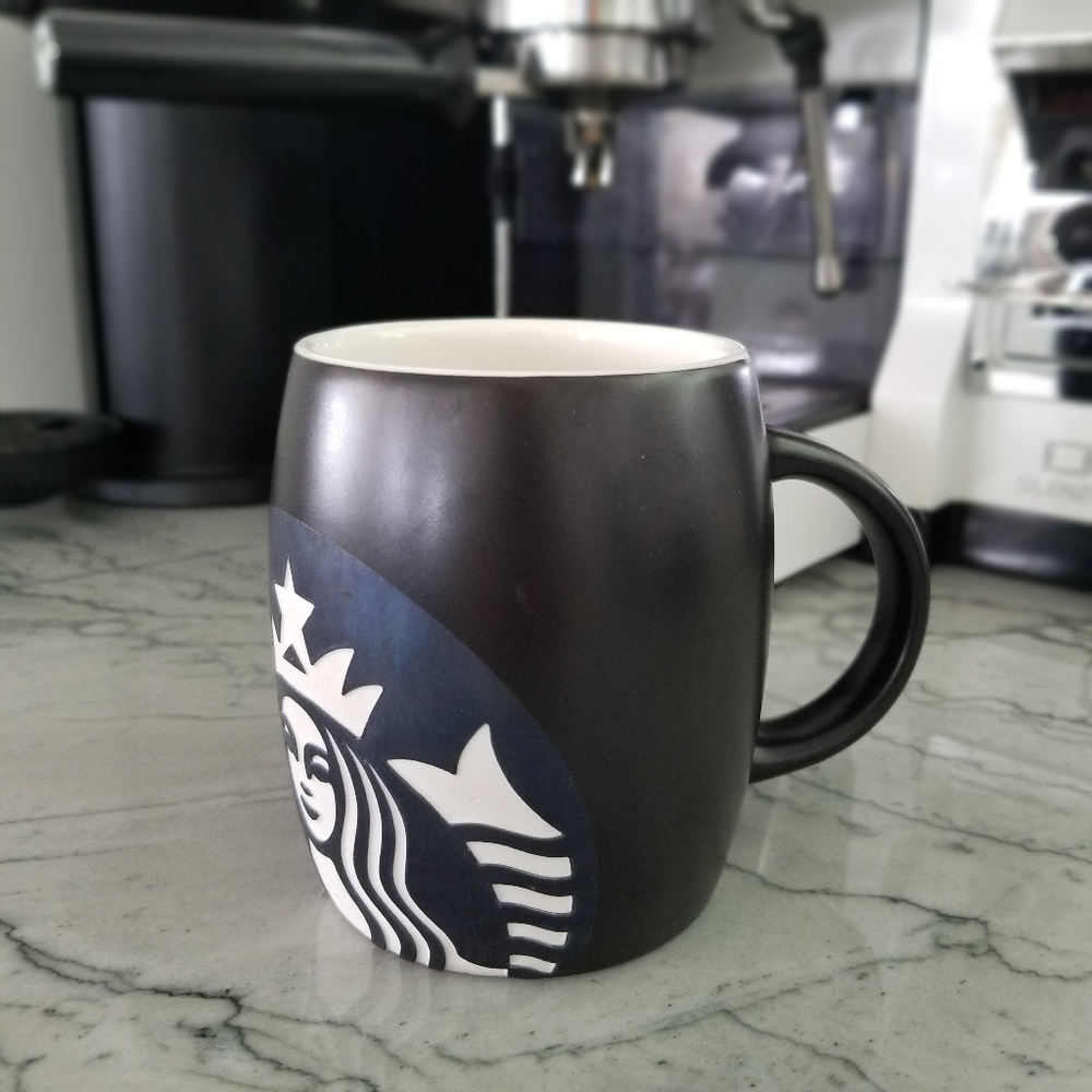 Starbucks 2011 Engraved Mermaid Coffee Mug